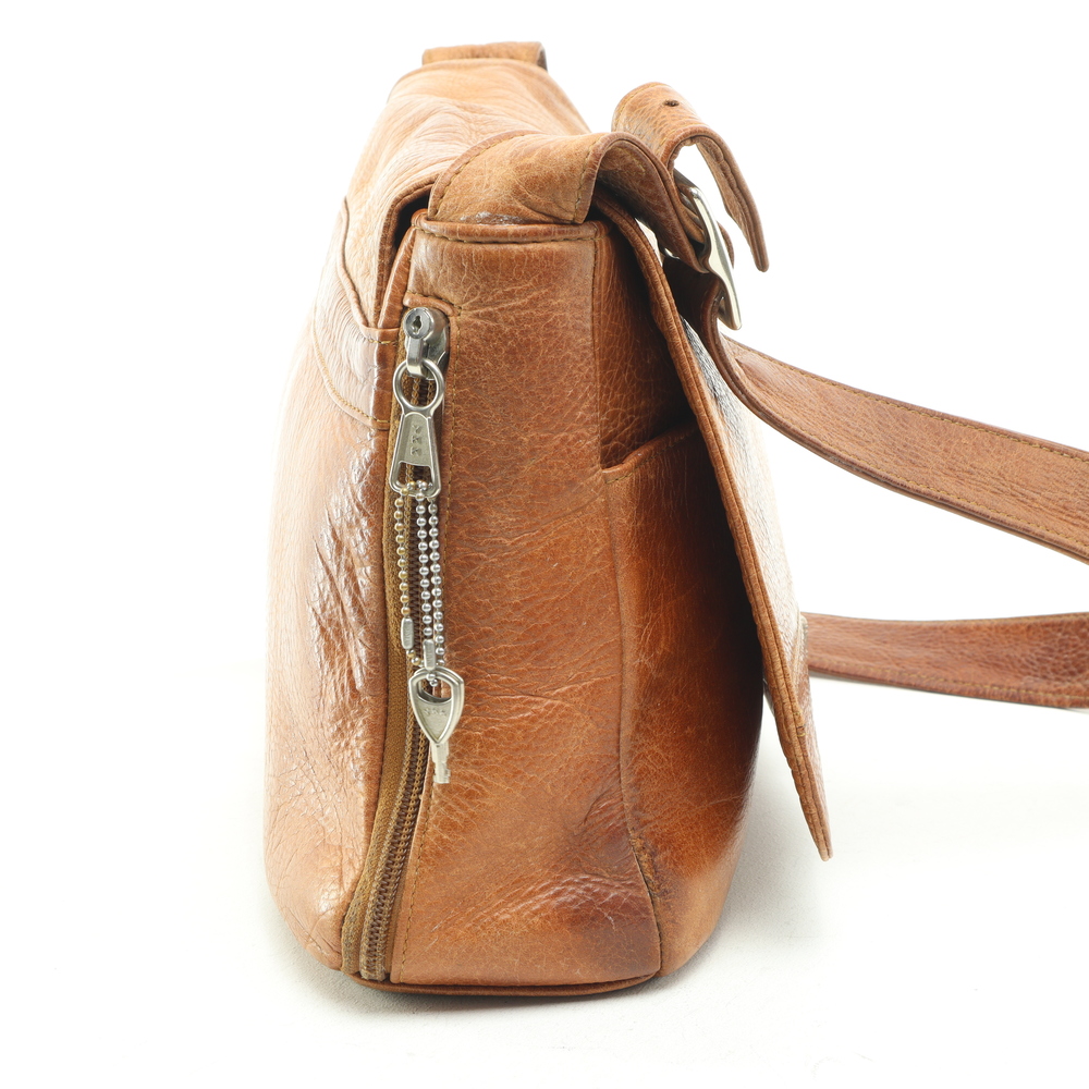 Coronado Leather CCW Messenger Shoulder Purse Crossbody Lockable GUN BAG Brown - Picture 5 of 12